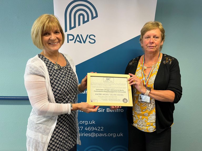 PAVS Achieves Investors in Carers Silver Award